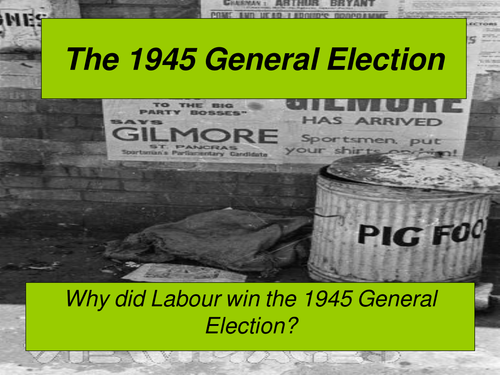 the-1945-general-election-teaching-resources