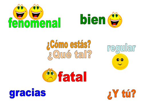 Spanish Key Words How Are You Teaching Resources