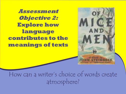 Of Mice and Men: language focus