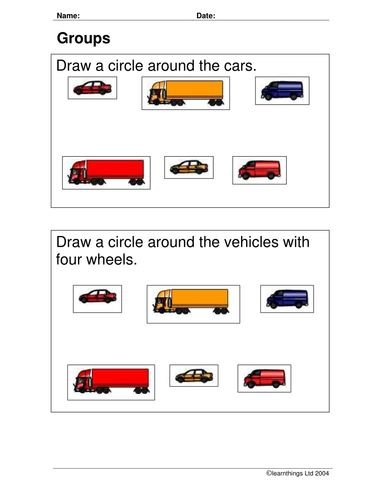 Cars, vans and lorries