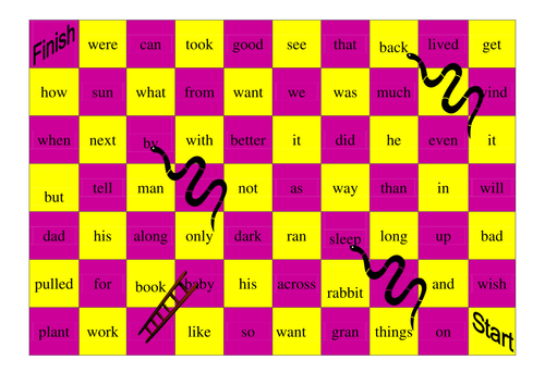 snakes-and-ladders-high-frequency-word-game-teaching-resources