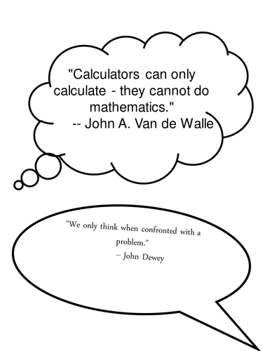 Quotes about maths for wall displays. Posters.