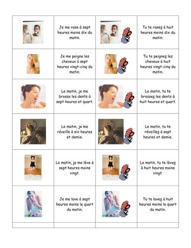 Daily Routine Cards Teaching Resources