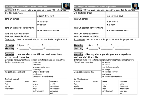 Les stages en entreprise