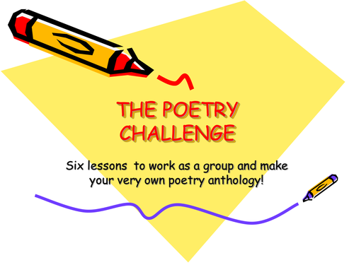 Make your own poetry anthology