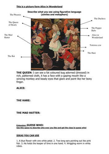 Metaphor examples in literature picture