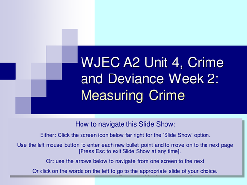 Measuring Crime