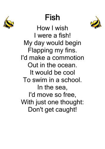 Fish theme activities