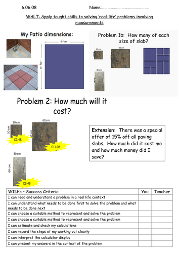 Shape & Space patio investigation