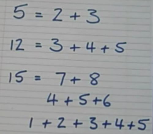 NRICH - Summing Consecutive Numbers