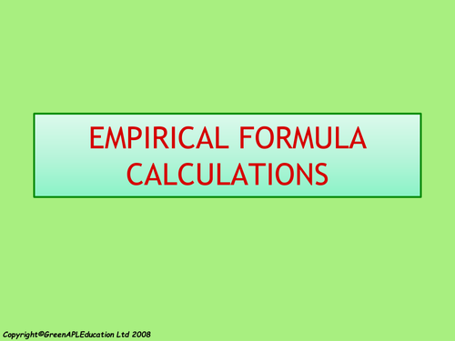 Empirical Formula