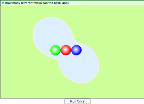 NRICH - Three Ball Line Up