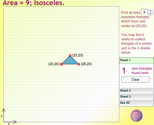 NRICH - Isosceles Triangles