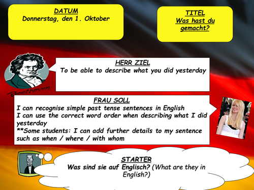 Was hast du gemacht?