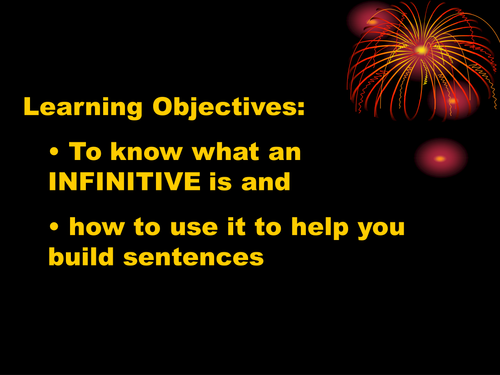 What is an infinitive?