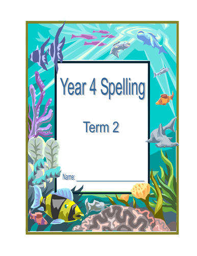 Year 4 Spelling Booklets