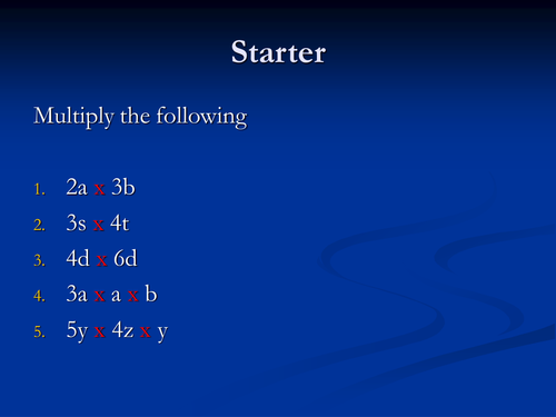 Outstanding lesson on expanding brackets