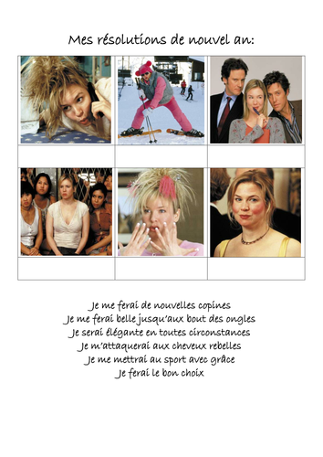 Future tense with Bridget Jones