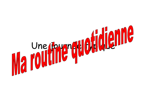Routine Scolaire
