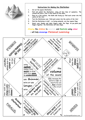 Electricity and Circuits Chatterbox