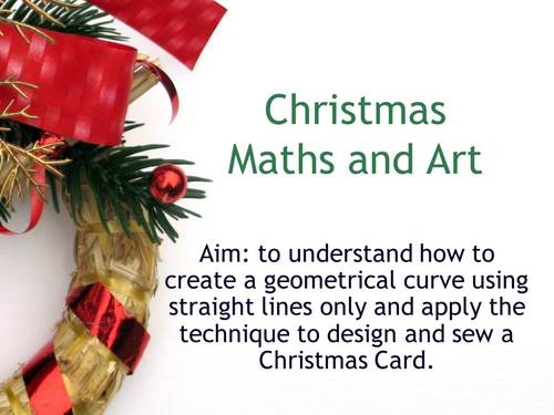 Christmas maths activities KS2, KS3. Powerpoint