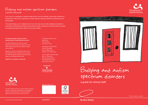 Bullying and autism spectrum disorders - a guide for school staff