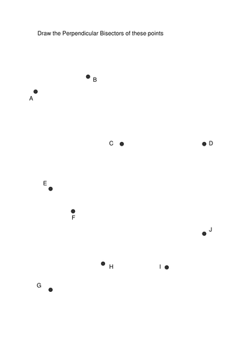 Perpendicular bisector worksheet