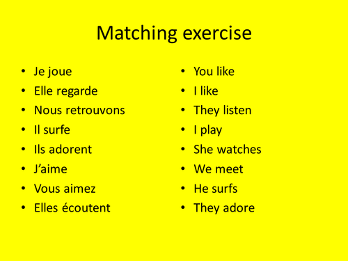 Er verbs in french