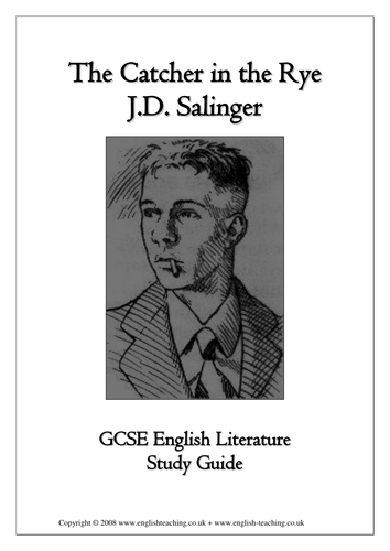 The Catcher in the Rye by J. D Salinger: Study pack