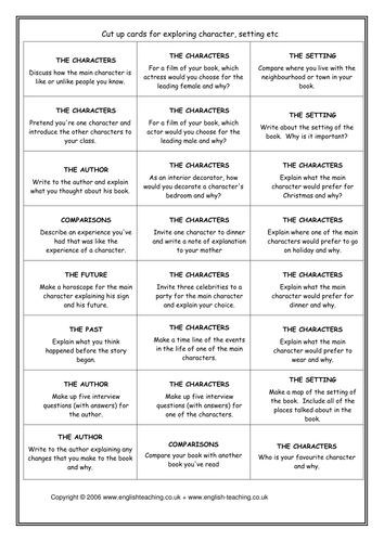 Character and Setting