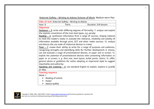internet safety research paper topics