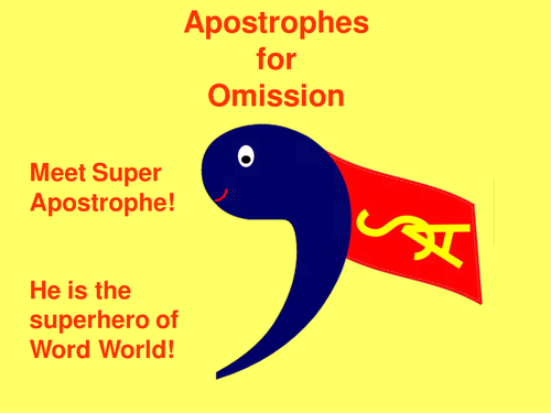 Apostrophes - Year 7.