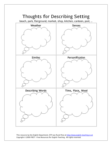 Year 5 / 6 Writing a Descriptive Setting by - UK Teaching Resources - TES
