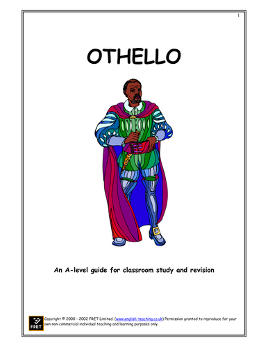 Othello by William Shakespeare: Worksheet Pack