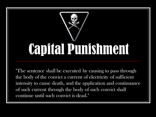 persuasive essay capital punishment
