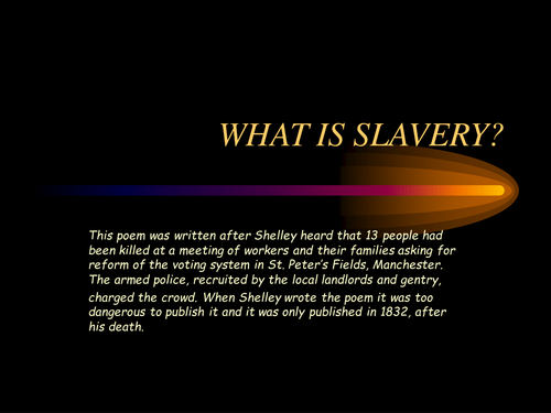 Slavery powerpoint