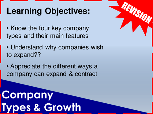 Company Types & Growth Revision