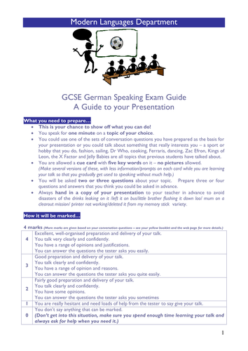 Presentation Preparation