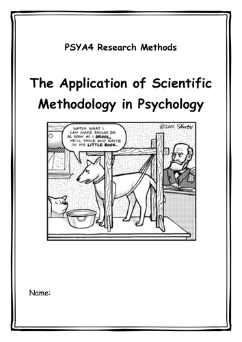 PSYA4 Research methods workbook