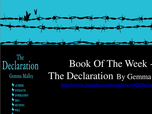 BOOK OF THE WEEK  - The Declaration  HM