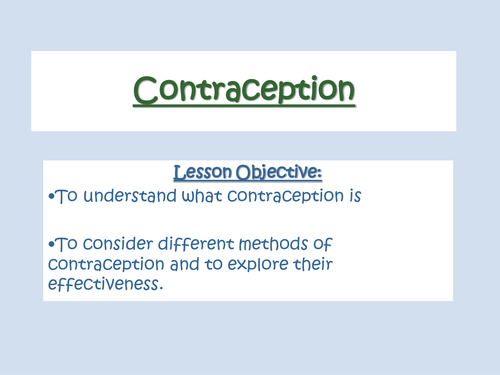 contraception methods