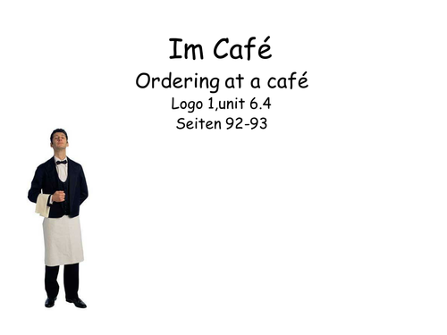 Im Cafe, Logo 1