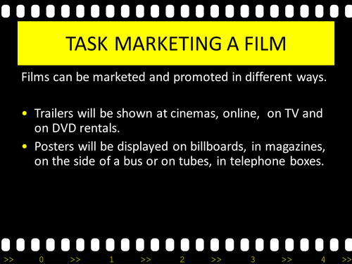 MARKETING A FILM   HM