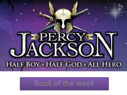 BOOK OF THE WEEK PERCY JACKSON     HM