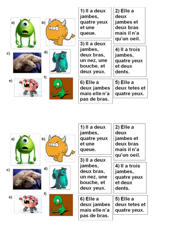 Descriptions | Teaching Resources