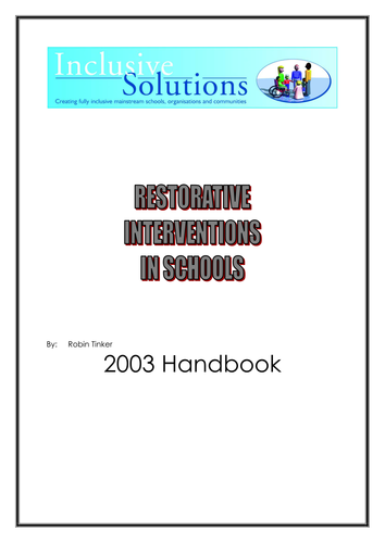 Restorative interventions