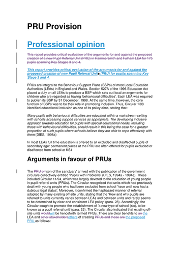 PRU'S are they good or bad?