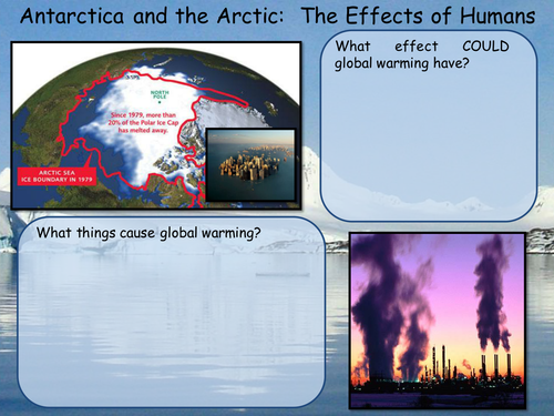 Antarctica and The Arctic: Environments Worksheets