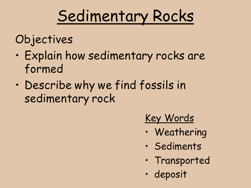 Sedimentary Rocks ppt HT