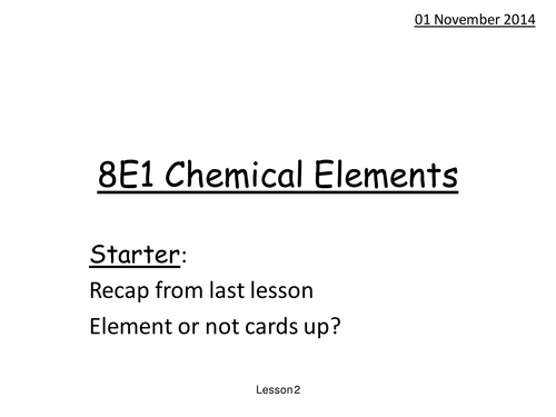 Elements or compounds HT